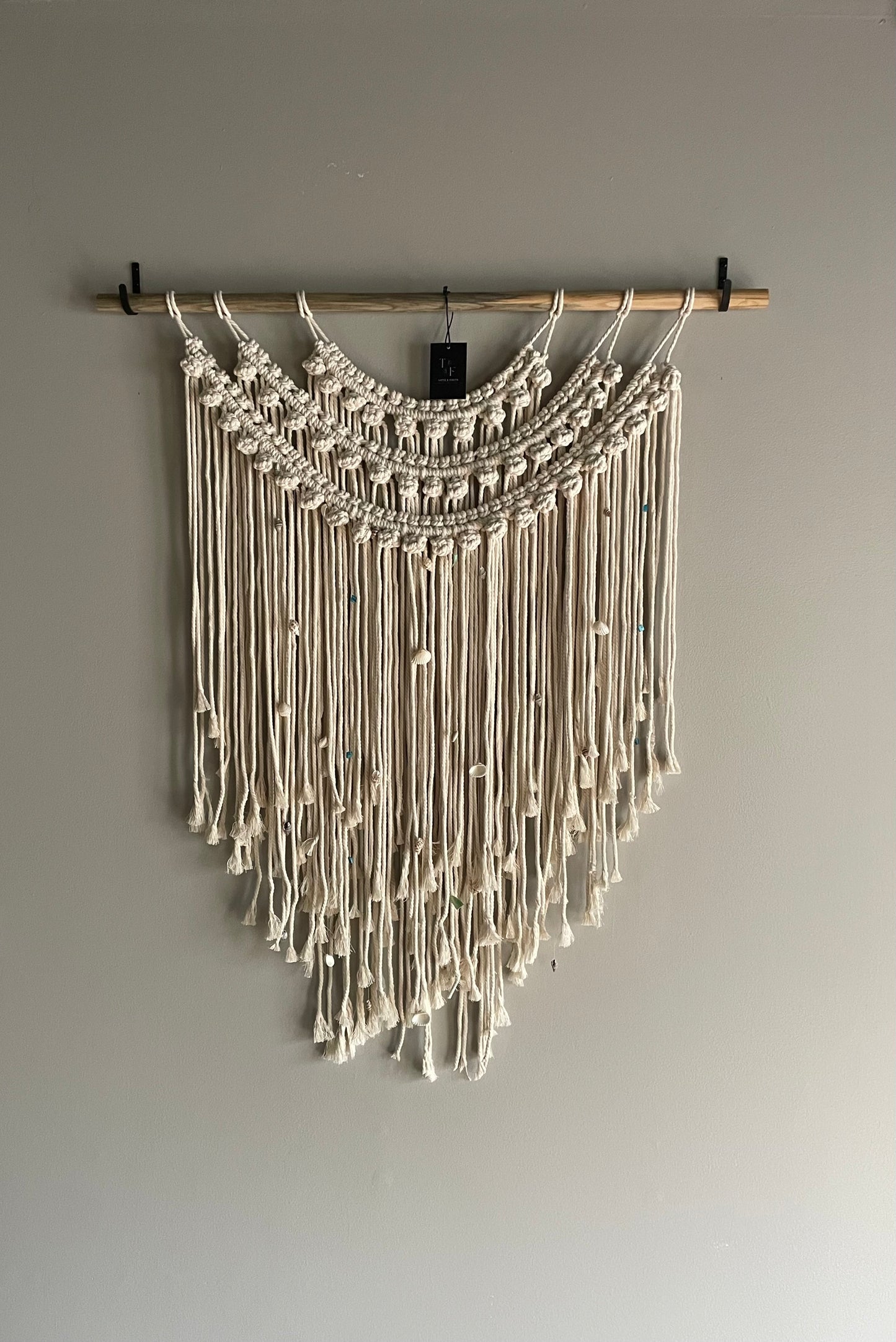 Large Handmade Beach Inspired Macrame Wall Hanging