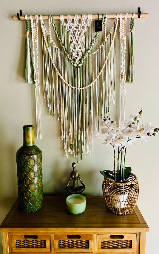 Large Handmade Boho Macrame Wall Hanging