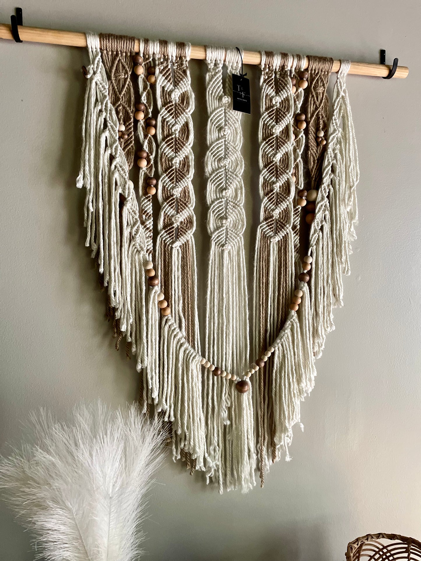 Large Handmade Boho Macrame Wall Hanging