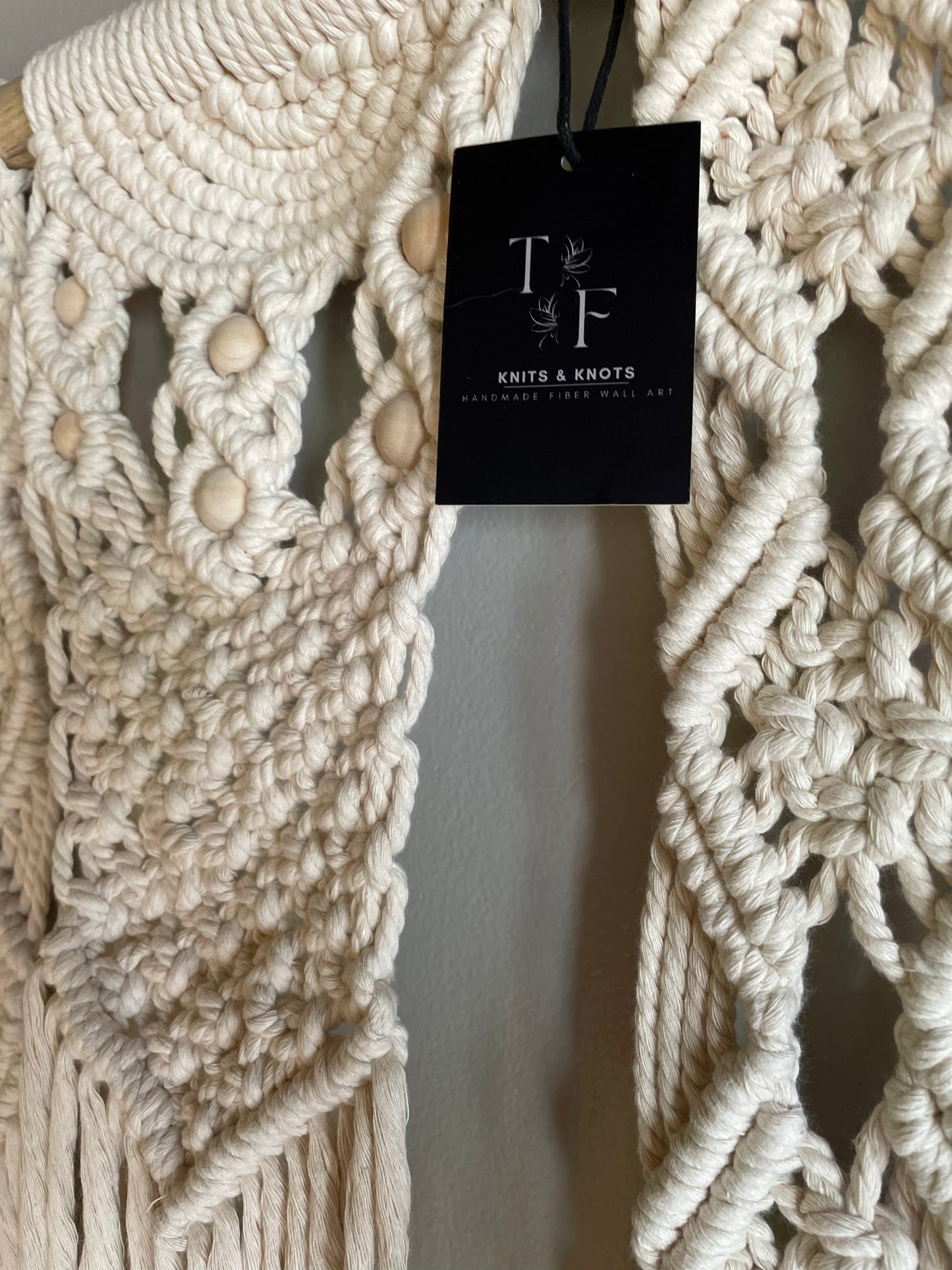 Large Handmade Multicolored Macrame Wall Hanging